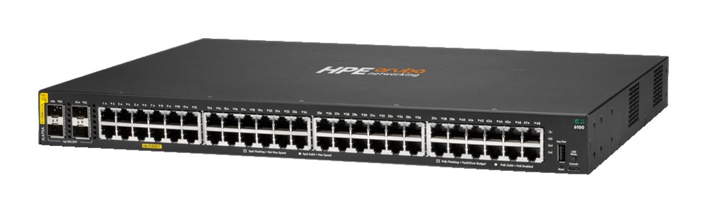 HPE Aruba CX 6100 48G PoE 4SFP+
