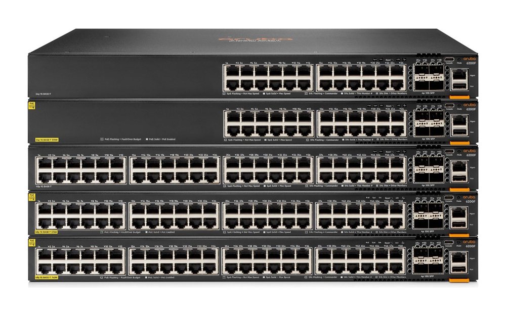 HPE Aruba CX 6200F 48G PoE 4SFP+ (370 W)