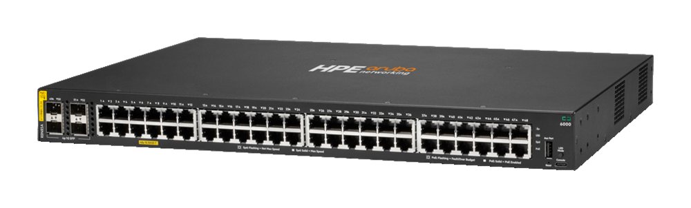 HPE Aruba CX 6000 48G PoE 4SFP (370 W)