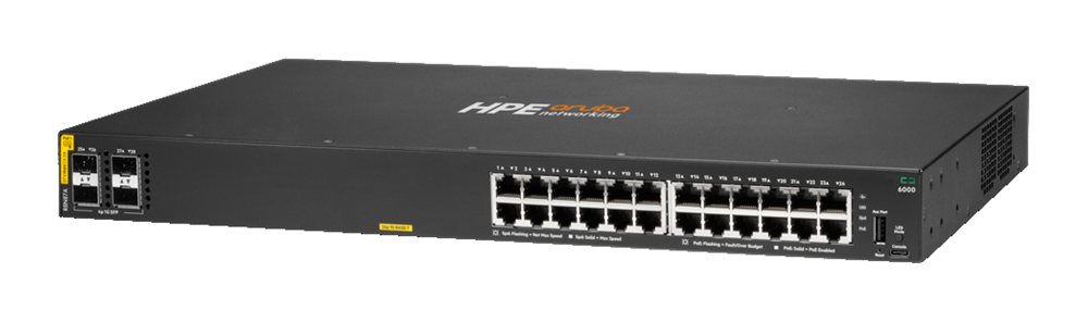 HPE Aruba CX 6000 24G PoE 4SFP (370 W)